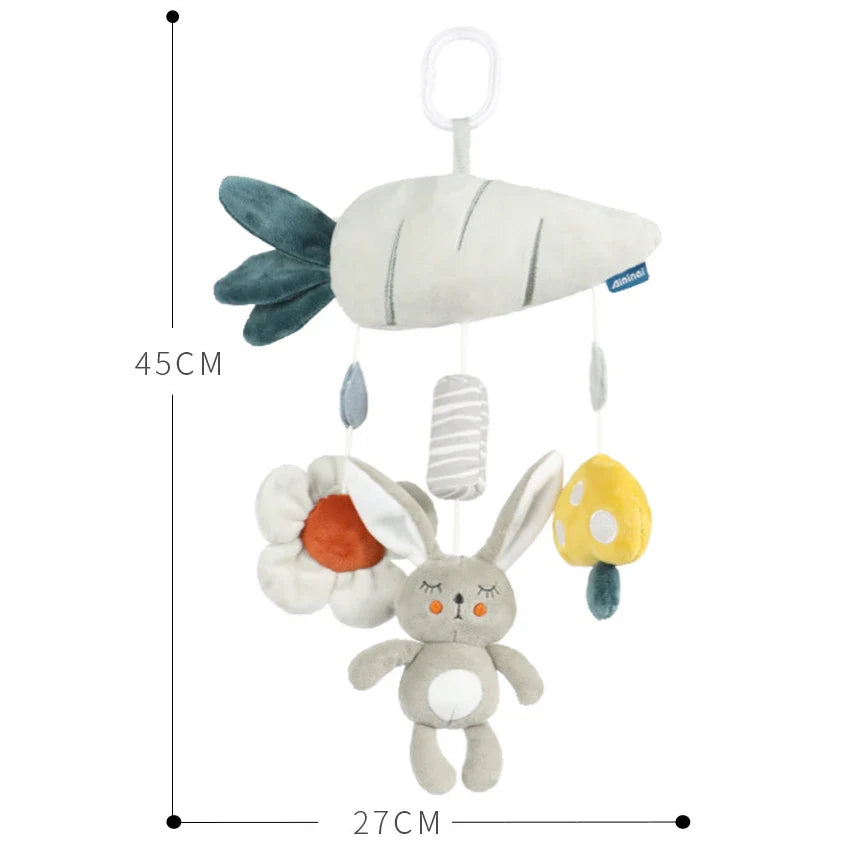 Cuddly Animal Rattles Set