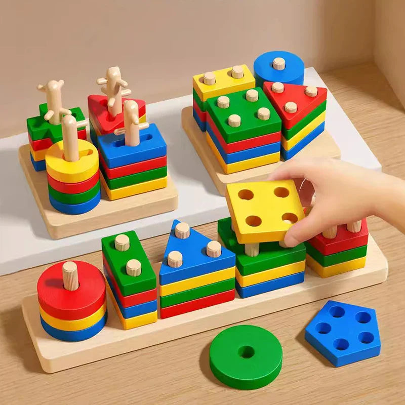 Colorful Learning Blocks for Toddlers