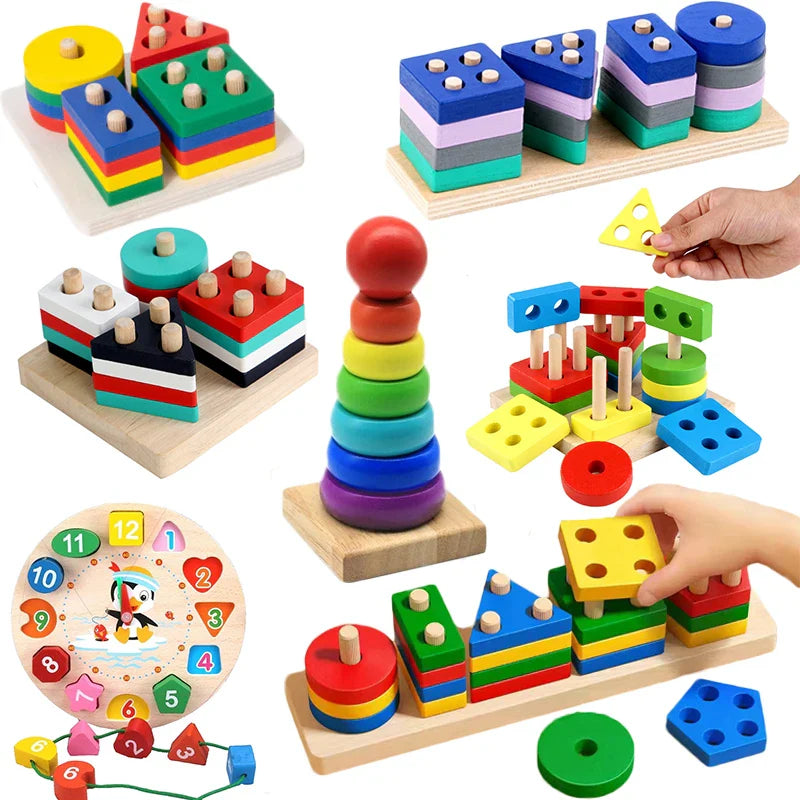 Colorful Learning Blocks for Toddlers